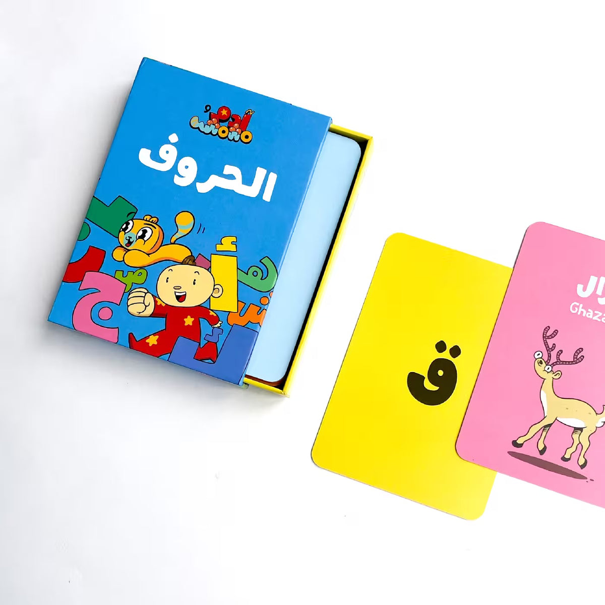 Adam & Mishmish Arabic Letters Cards - آدم ومشمش بطاقات الحروف | Arabic Alphabet Flashcards for Kids | Arabic Learning Cards